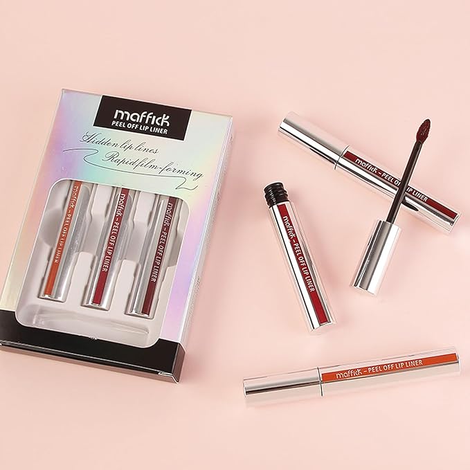 3PCS Lip Liner，Peel Off Lip Liner Tattoo, Peel Lip