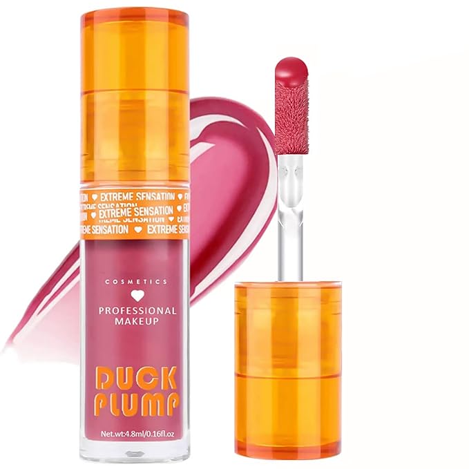 Super Lustrous Lip Oil, Non-Sticky, Hydrating, Hypoallergenic, Waterproof, High Shine Finish (05# Magenta)