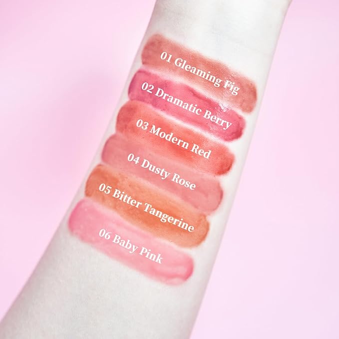 Glow Lips 04 Dusty Rose, Lip Plumper, Long Lasting, Moisture, Glow