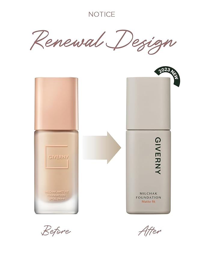 GIVERNY Milchak Matt Fit Foundation #23 Medium beige fl. oz.