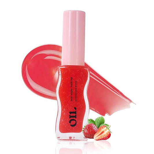 Lip Oil, Moisturizing Lip Glow Oil, Transparent Tinted Moisturizing