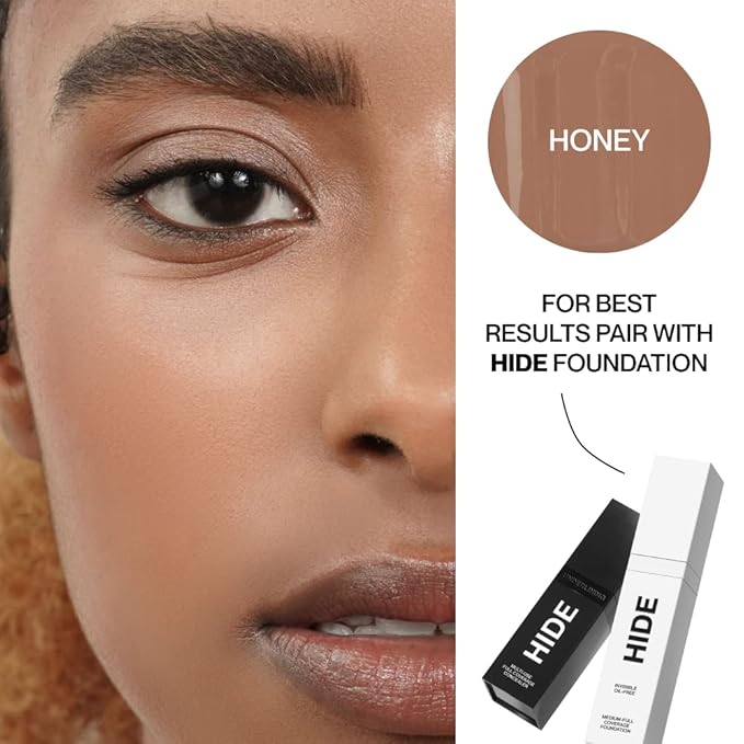 HIDE Liquid Concealer, 0.5 fl. oz. - Honey, Foundation Concealer