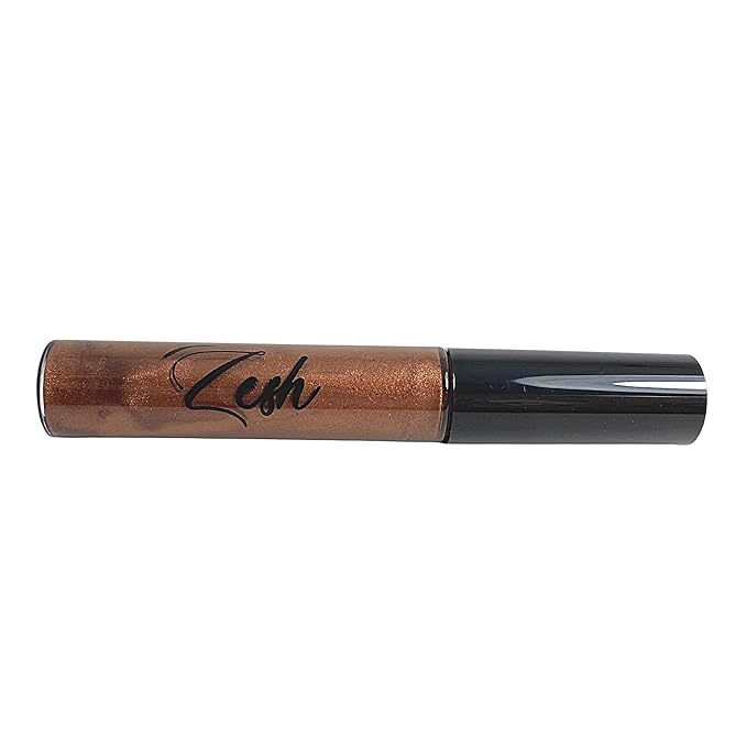 Zesh Cocoa Shine Lip Gloss - Enriched with antioxidant vitamin E and natural vanillin extract, 7g, Made in Canada