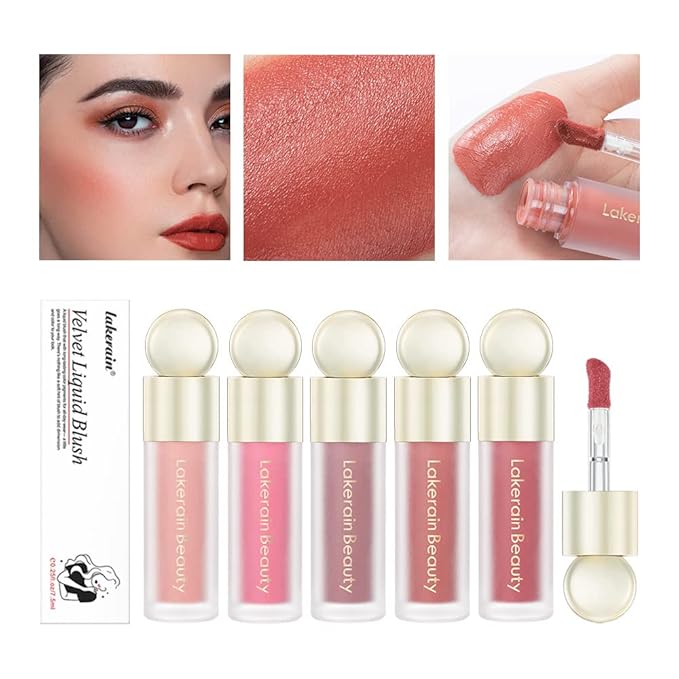 Velvet Liquid Blush, Liquid Cream Blush, Moist Matte Breathable (02)