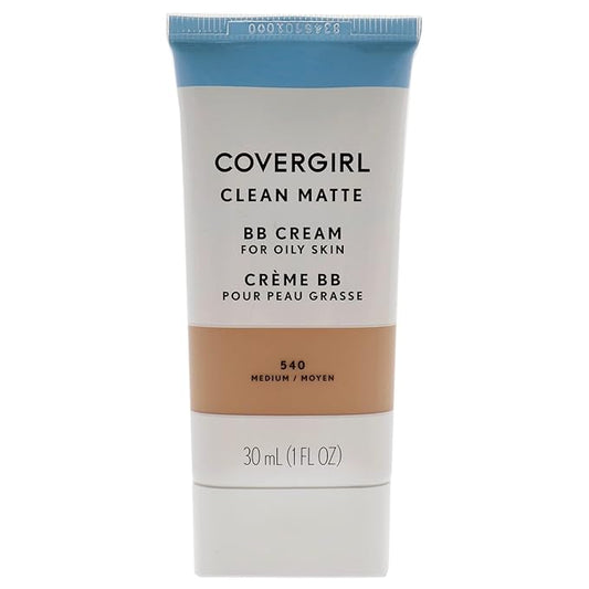 COVERGIRL - Clean Matte BB Cream, Oil-Free, Long-Lasting, 100% Cruelty-Free