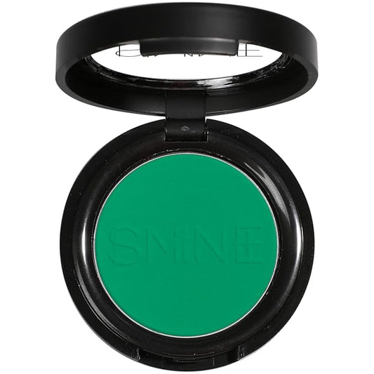 ISMINE Single Green Matte Eyeshadow, High Pigment, Longwear, Intense Color Best Single Green Eyeshadow Eye Makeup for Day & Night