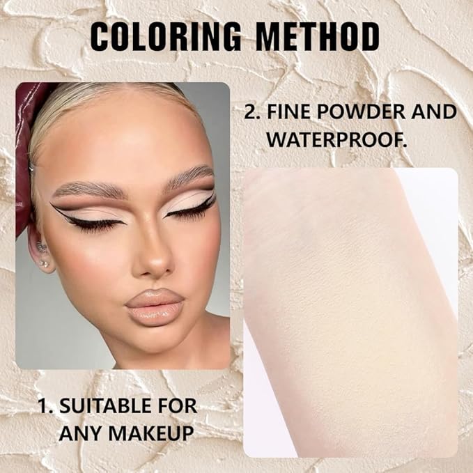 Kaely Pressed Single Eyeshadow Makeup, Vanilla Nude Beige Matte Highly Pigmented Monochrome Eye Shadow Palette, Waterproof Neutral Powde Mini Eyeshadow, sombras para ojos, Lightweight Blendable, 17