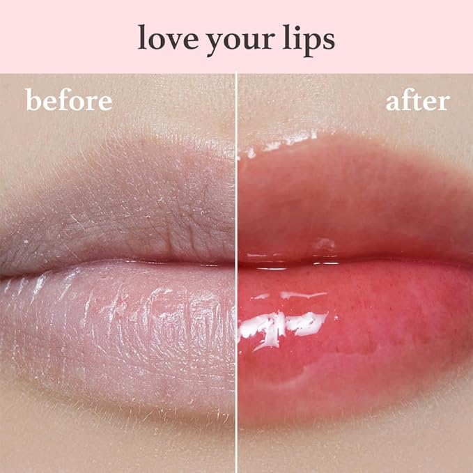 NOONI Korean Hydrating Lip Oil - Appleberry | Long-Lasting, Moisturizing, Plumping, Revitalizing for Dry Lips, Waterproof, No Peel Off, Hydrating, Nourishing Crystal Clear, 0.12 FL Oz