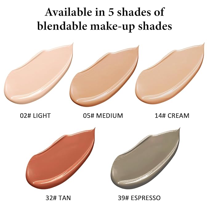 Liquid Foundation Makeup, Improves Uneven Skin Tone, Lightweight 2# LIGHT