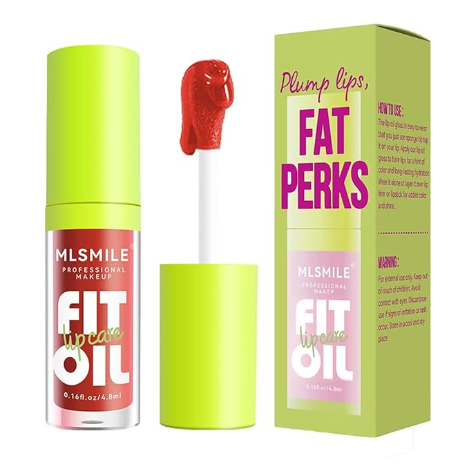 8 Colors Lip Oil Lip Glaze, Hydrating Lip