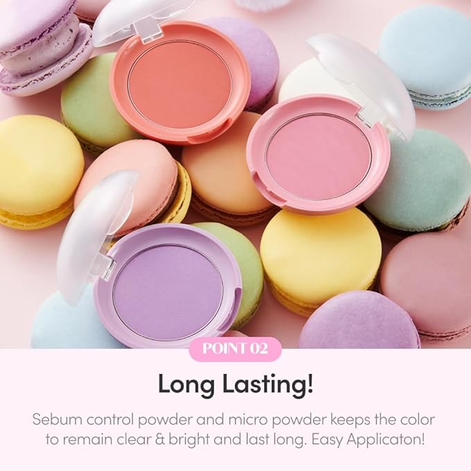ETUDE Lovely Cookie Blusher #OR201 Apricot Peach Mousse 4g