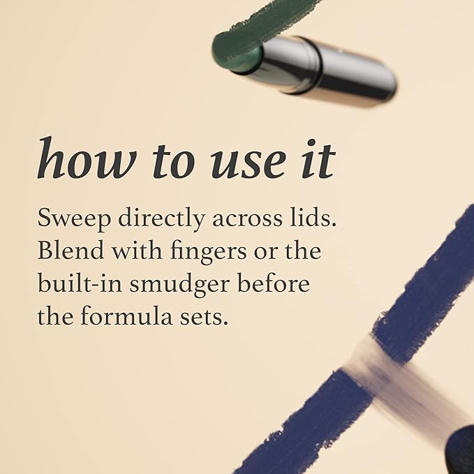 Julep Eyeshadow 101 Cream to Powder Waterproof Eyeshadow Stick, Charcoal Matte