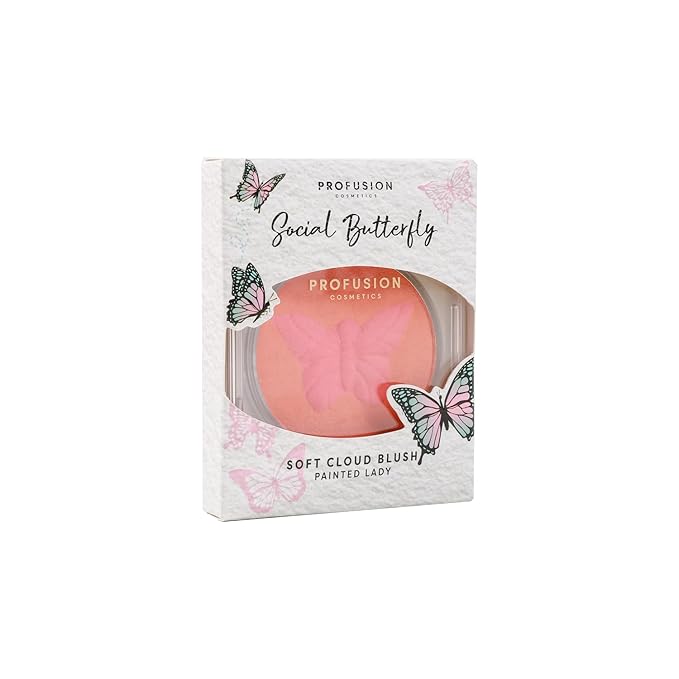 Profusion Cosmetics Empowered Social Butterfly Mousse Blush, Lightweight Lady, Standard)
