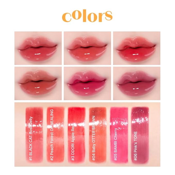 ETUDE Over Glowy Tint #3 DDORI Apple Red Glowy