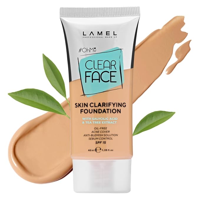 Lamel - Oh my Clear Face Foundation-404 Custard 40ml