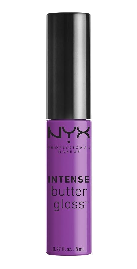 NYX PROFESSIONAL MAKEUP Intense Butter Gloss, Berry Strudel Gloss,