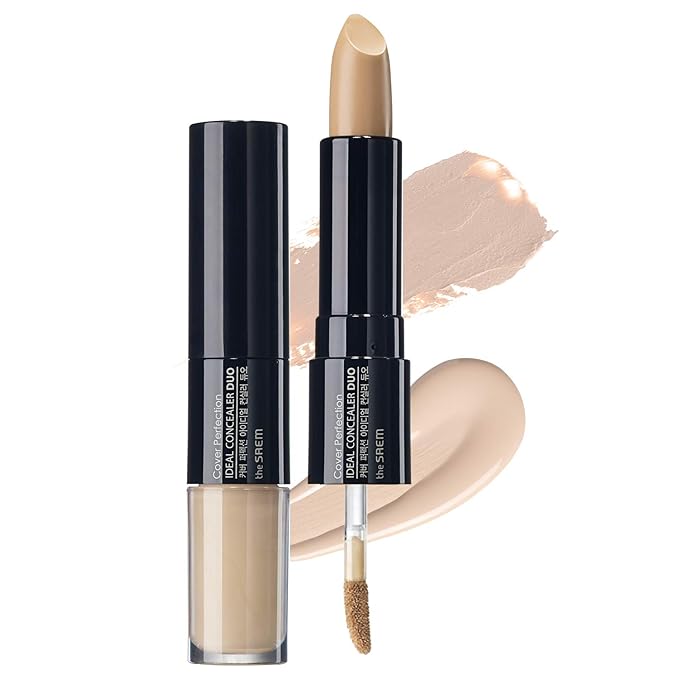 THESAEM Cover Perfection Ideal Concealer Duo (#1 Clear Crease-Proof Concealer