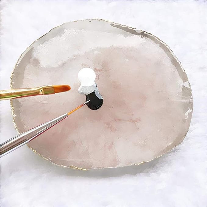 MISUD Resin Nail Art Palette, Nail Polish Drawing