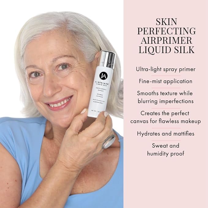 MagicMinerals LiquidSilk Air Primer by Jerome Alexander, Spray Makeup Application