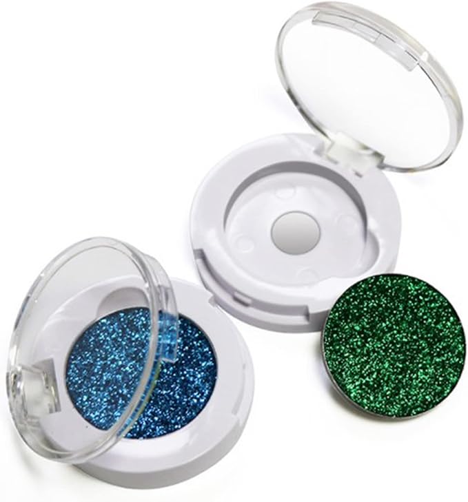 4 Pack Empty Eyeshadow Holder Case Round Magnetic