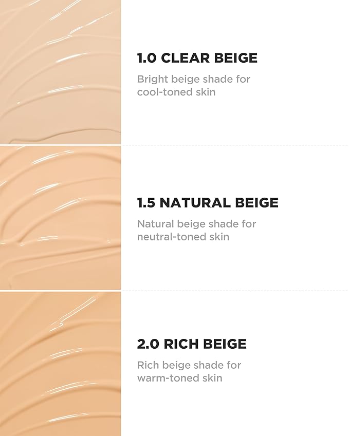 THESAEM Cover Perfection Concealer Foundation - 24H Coverage, Rich Beige)