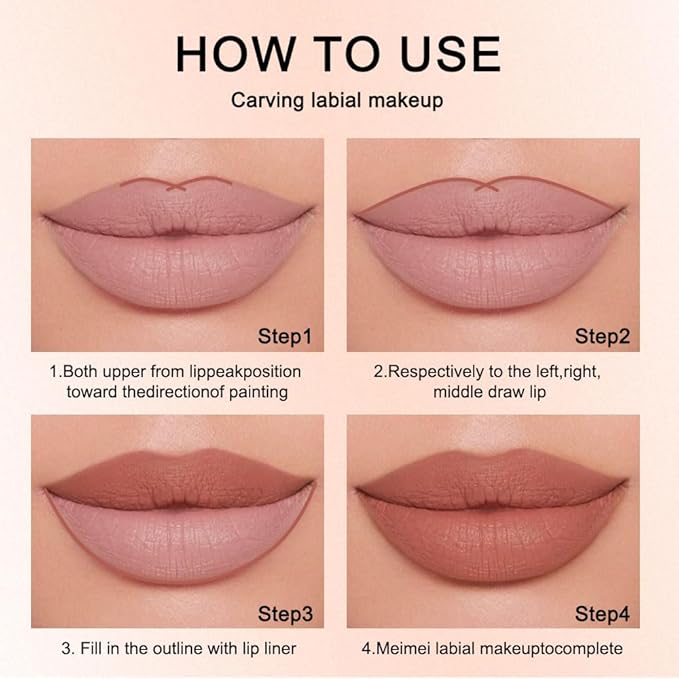 12 Colors lip liner pencils, Modern Classic Lip Liner, Lip Liner Pigmented Vegan Matte, Lasting Finish Lip Liner, Luxurious Creamy Long Lasting Lip Liner, Prevents Feathering and Fading, (09)