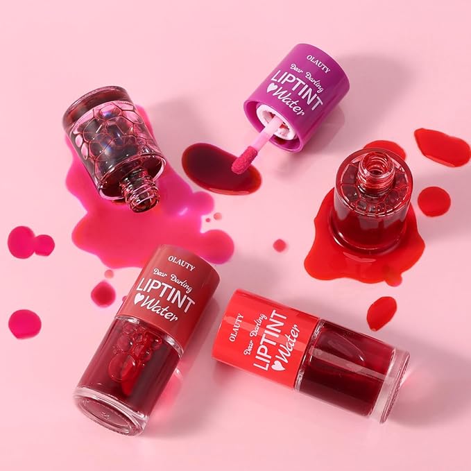 Water Lip Tint Red Grapefruit/Grape,korean Lip Tint Stain Grapefruit/Grape,korean