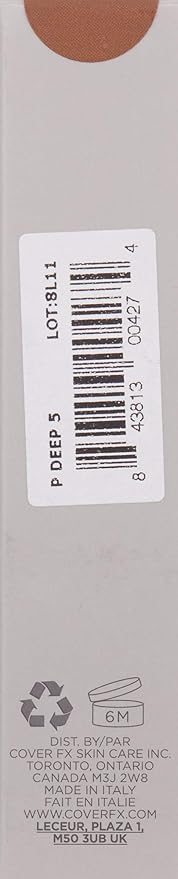 COVER FX Custom Cover Drops, Multi-Use Shade-Adjusting Liquid Deep 5