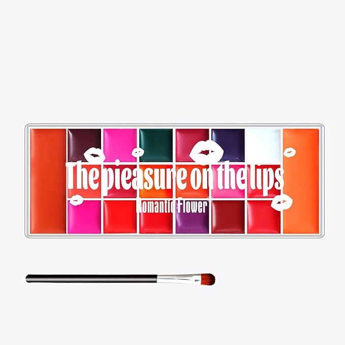 Long-Lasting Hydrating Lipgloss Makeup Sets for Girls and Women Waterproof Non-Sticky Lip Gloss Lip Stain Lipcolor with Soft Brush - Teen Girl Gifts Trendy Stuff and Instant Shine