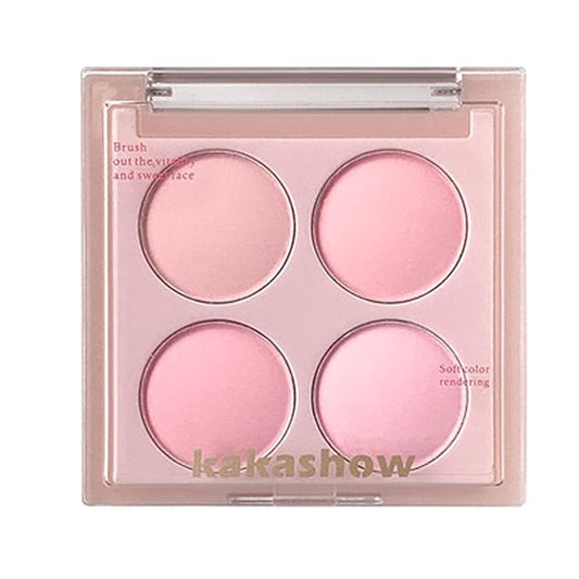 Matte Blush Powder Palette, Blending Mood Cheek, 4 1.84 ounces)