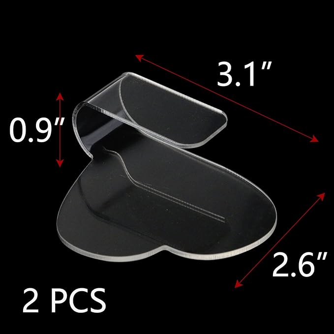 Acrylic Hand Makeup Mixing Palette Hand Held Heart-Shaped