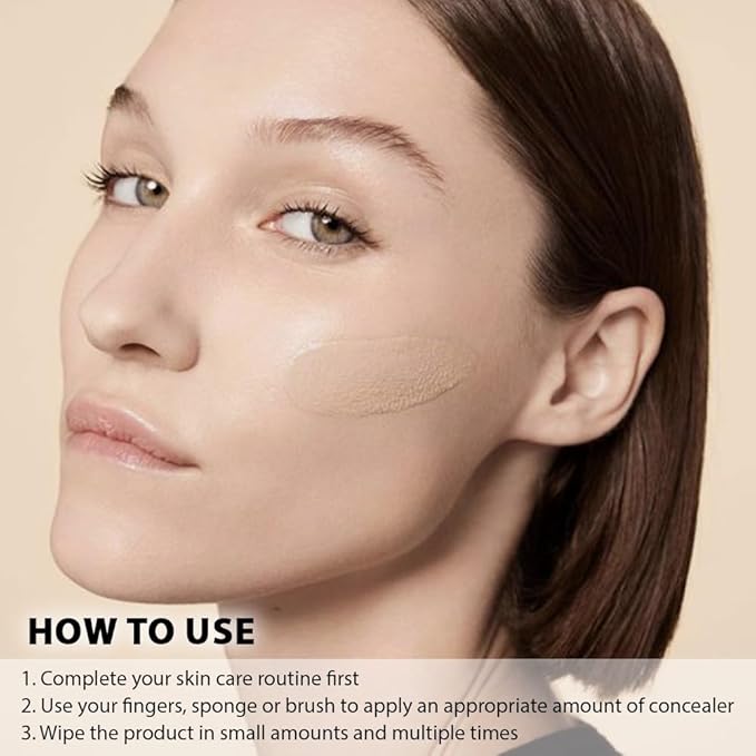 Kaely under Eye Concealer Full Coverage,Waterproof Concealer for