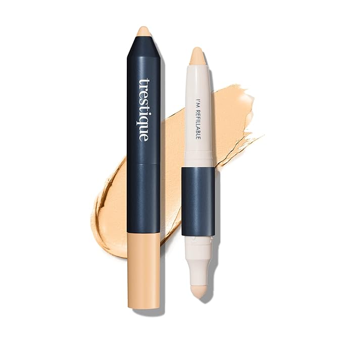 Trestique Concealer Crayon, Refillable Makeup Concealer With Built-In