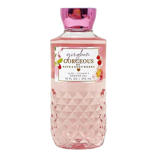 Bath & Body Works Signature Collection Shower Gel For Women 10 Fl Oz (Gingham Gorgeous)