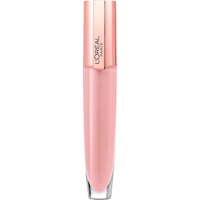 L'Oreal Paris Glow Paradise Hydrating Tinted Lip Balm-in-Gloss with Pomegranate Extract & Hyaluronic Acid, Ultra-Gentle, Non-Sticky Formula, Pristine Pink, 0.23 Fl Oz