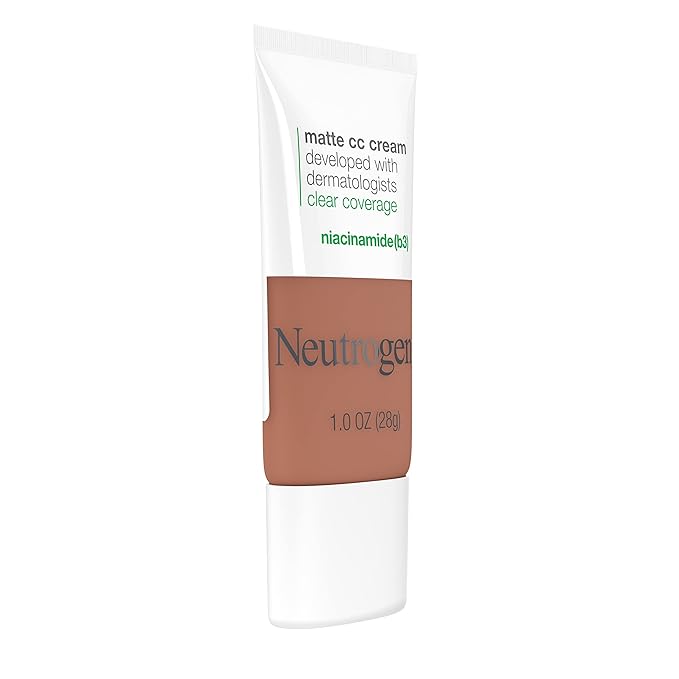 NEUTROGENA Clear Coverage Color Correcting Cream . 8.0 / Amber 1.0 oz
