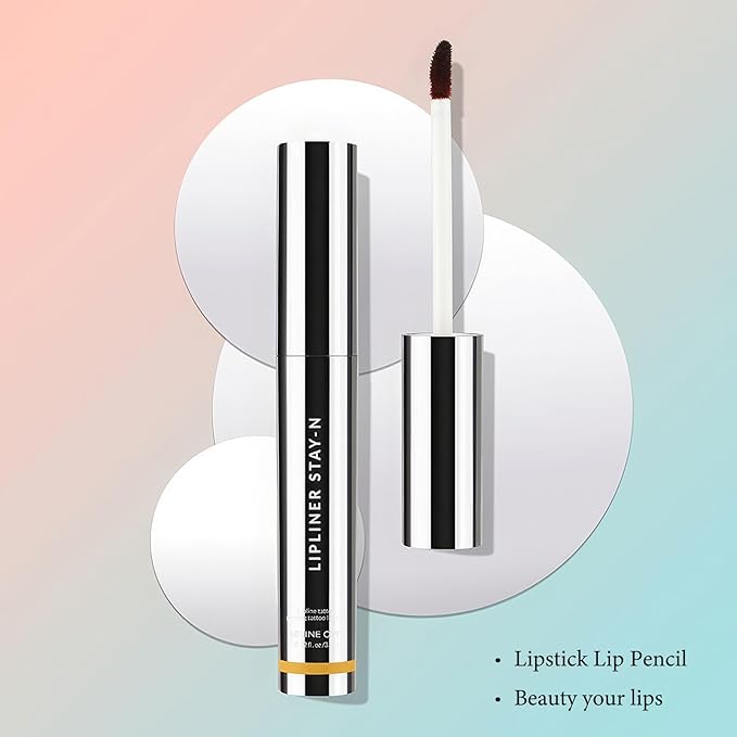 Peel Off Lip Liner Stain – Velvet Lip Glkoss Long-Lasting, Moisturizing & Non-Sticky Matte Lip Lacquer, Pigmented, Smudge-Proof Liquid Lipgloss (cinnamon)