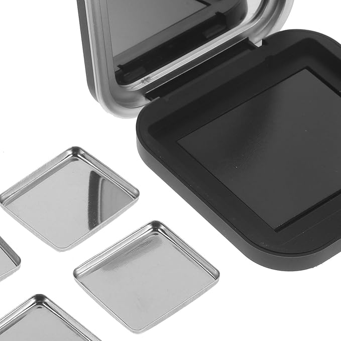 Blush Pallet Makeup 2pcs Empty Magnetic Eyeshadow Palette,