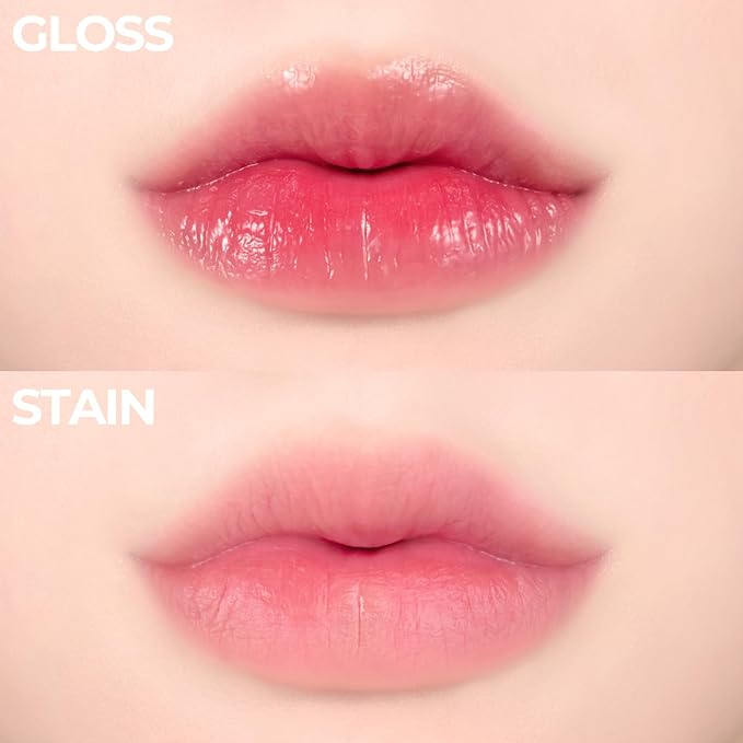 Pudding Glow Korean Lip Tint | Natural Lip Stain | Gloss to Stain | Long-Lasting & Non-Sticky | Lightweight Lip Tint 0.14 oz. (02 ENDING ROSE)