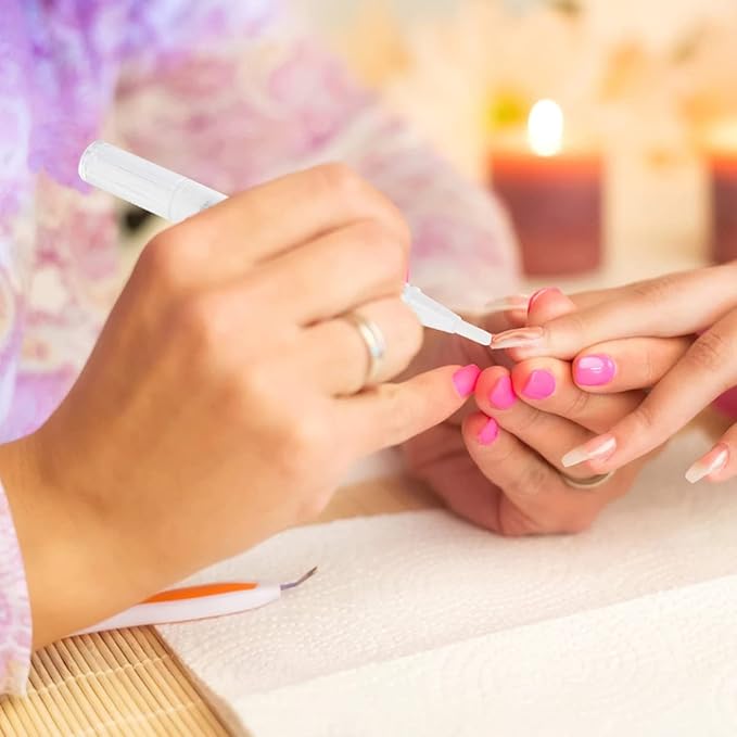 12 Pcs 3 ml Transparent Empty Nail Oil ml