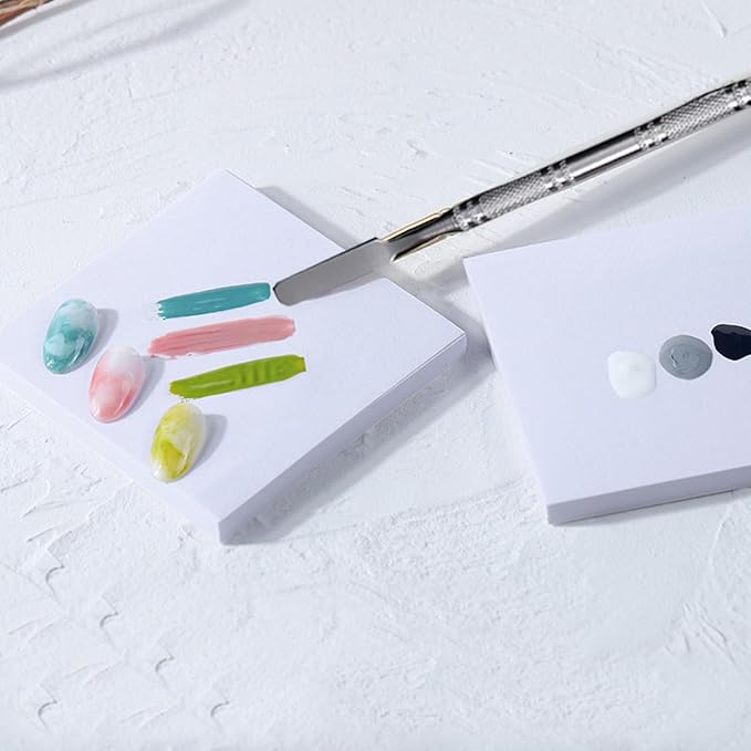 50 Sheets Disposable Nail Polish Palette Paper Nail