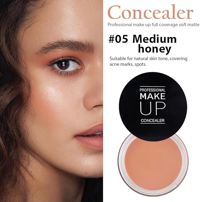 Kaely Pot Concealer Full Coverage Set,under Eye Brightener ojeras 05