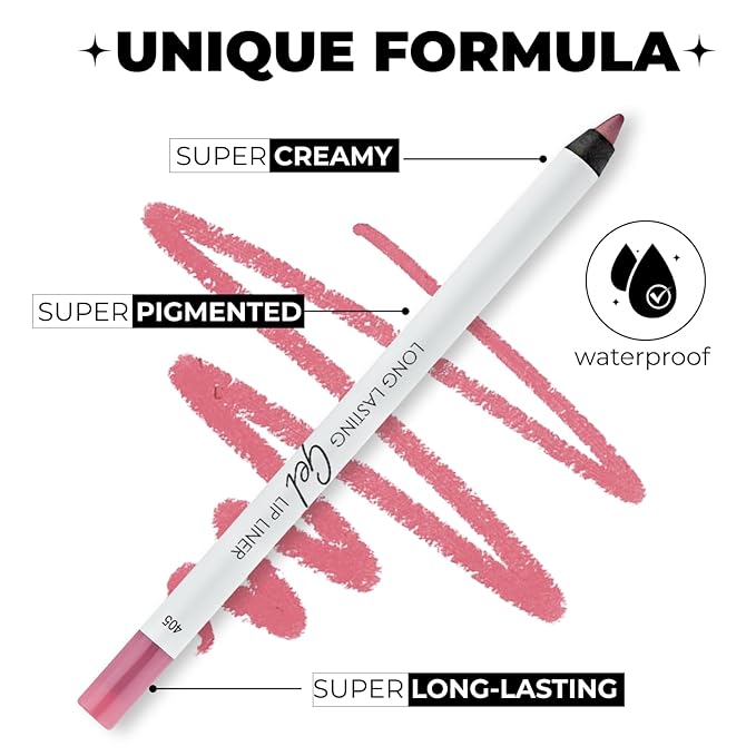 Lamel Matte Gel Lip Liner Pencil | Weightless&CreamyTexture Lip 7g