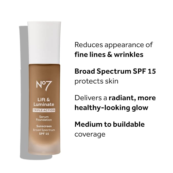 No7 Lift & Luminate Triple Action Serum Foundation Skin () 30ml