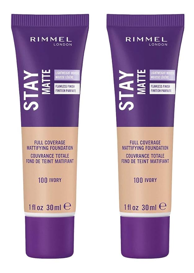 Rimmel Stay Matte Liquid Foundation, Ivory, 1 Fl of 1)