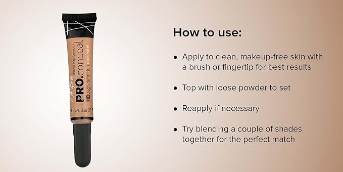 L.A. Girl Pro Coneal HD. High Definiton Concealer GC984 Toffee 0.25 OZ