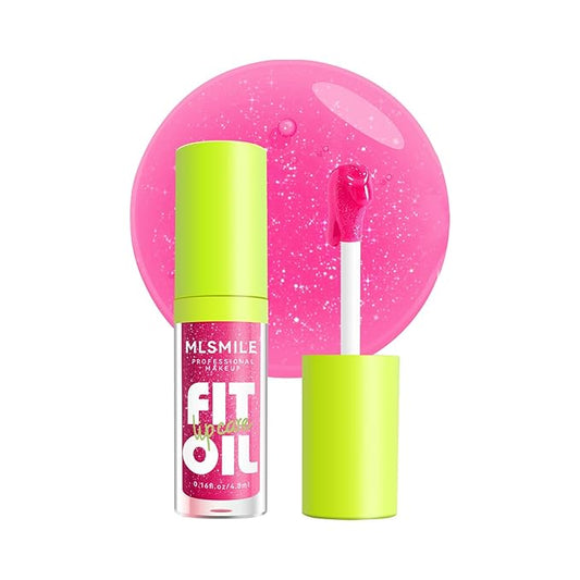 Lip Oil Lip Glaze, Soft Brush Head Hydrating Lip Glow Oil,Shiny Transparent Lip Gloss Plumping,Long Lasting Nourishing Non-sticky Fresh Clear Smooth Lip Care