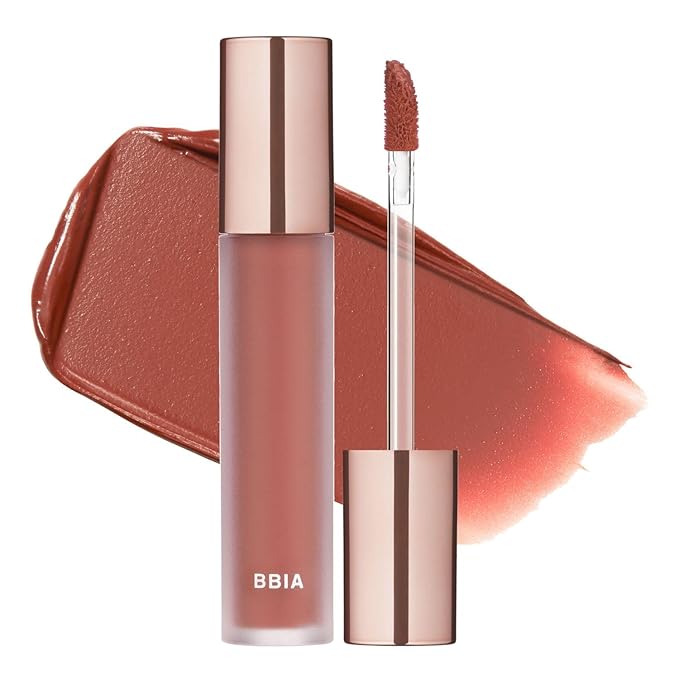 BBIA Last Velvet Tint - Soft & Creamy Matte Finish Lip Stain, Blur Effect with Velvety Texture, Long-Lasting, High Pigment, Lightweight, Non-Drying, Vegan, Korean Lip Makeup (V23 ROMANTIC NOTE)