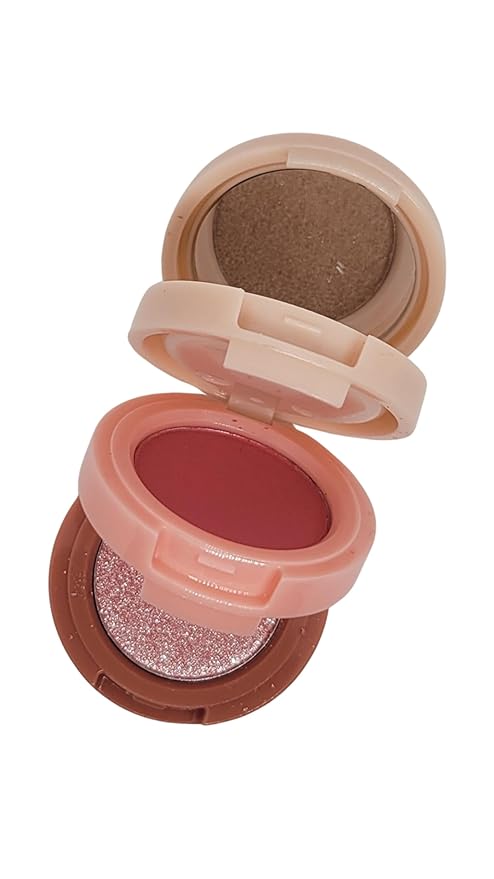 3-in-1 Blendable Trio, Eyeshadow, Blush and Highlight Makeup