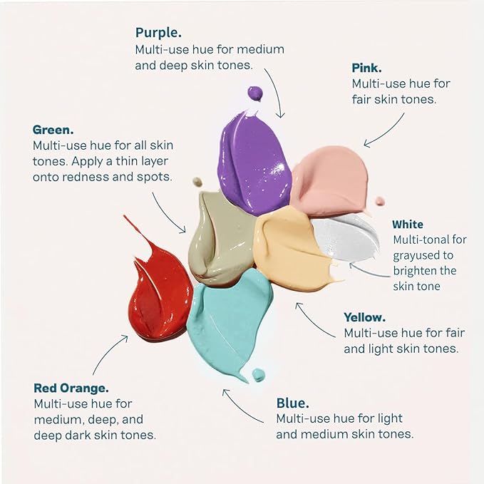 MAEPEOR Liquid Conceal Contour 7 Colors Cream Lightweight (Color reen) 06 G